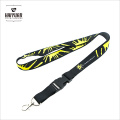 Venta al por mayor correa de cuello personalizada Lanyard dos gancho de tarjeta de Lanyard